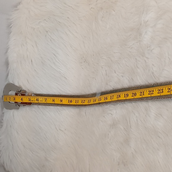 Western Square Rinestone Ornaments Leather Belt Women main image 10